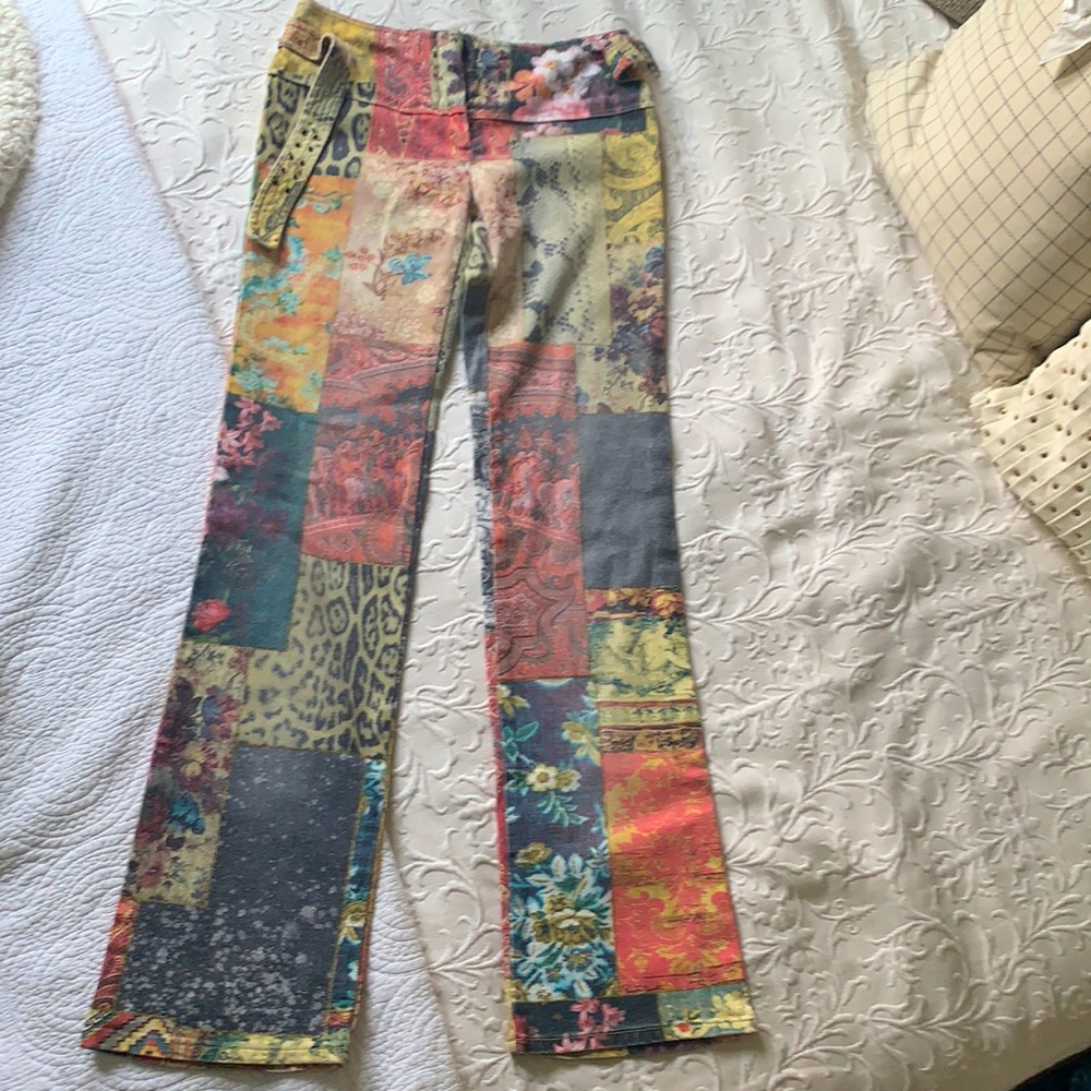 Roberto cavalli pants made in Italy size SMALL